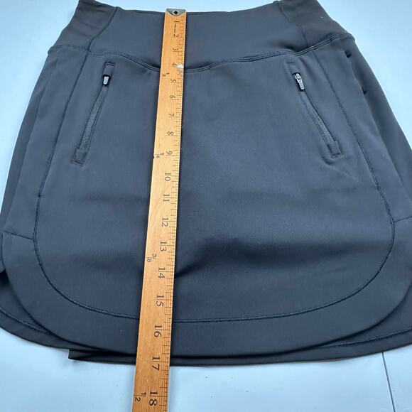 Athleta Skirt Womens Extra Small Black Fairway Golf Skort 18" Stretch Tennis - Picture 11 of 13